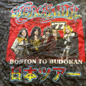 Aerosmith Band Tee Shirt 1977 Boston to Budokan